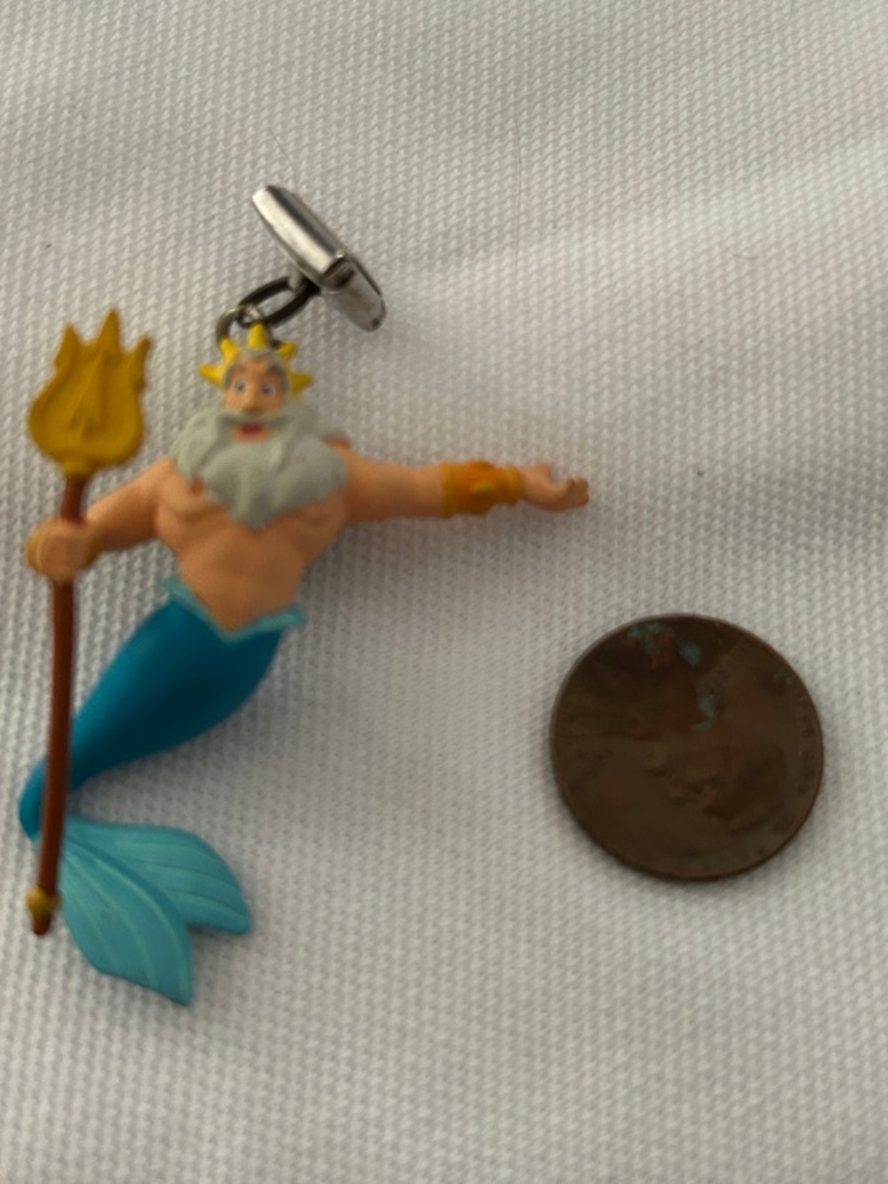 Disney King Triton Bracelet add a Charm link in Blue and Gold